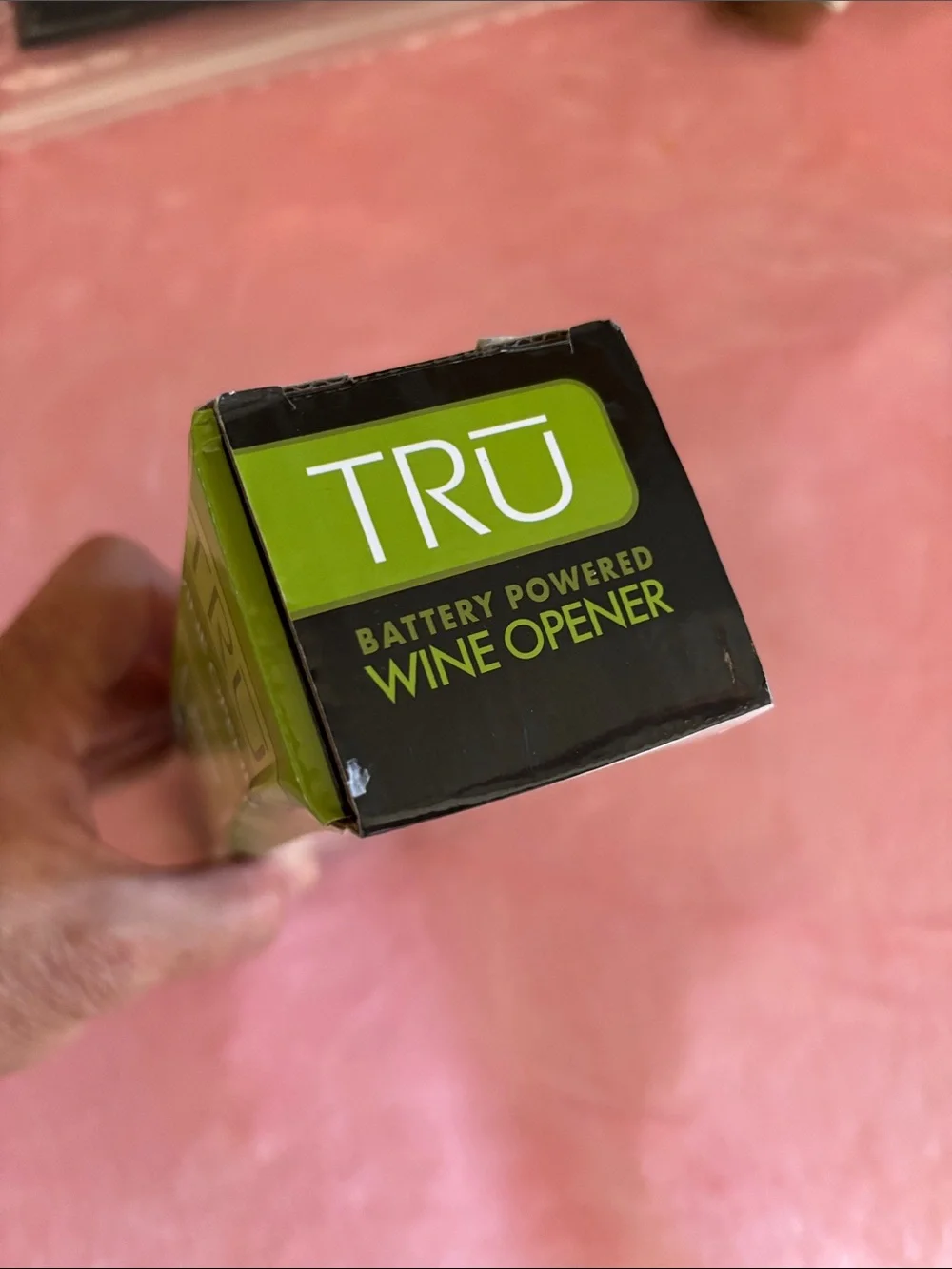 TRU Battery Powered Wine Opener in Silver NWT